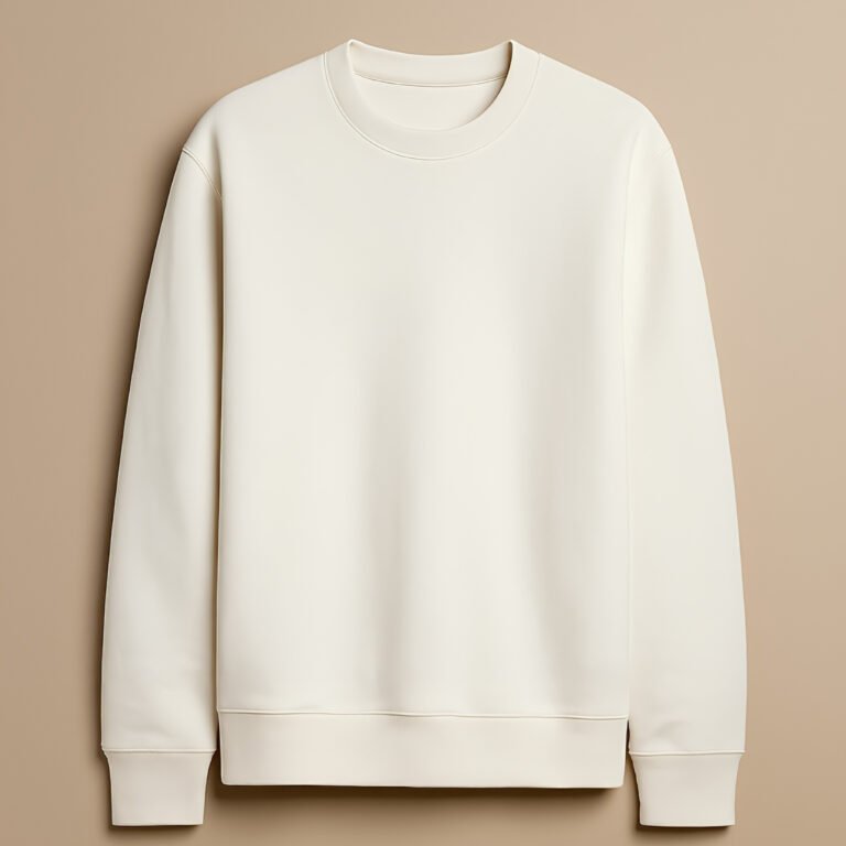 A white sweat shirt