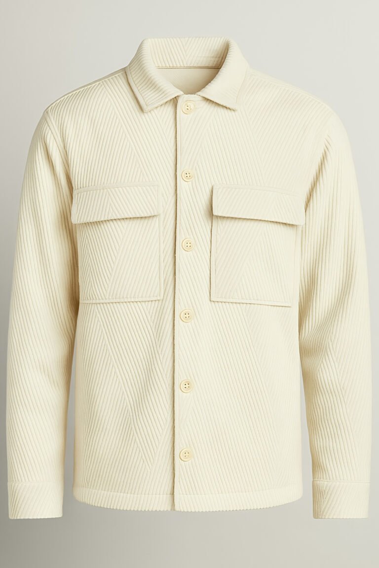 a off white shirt with pockets