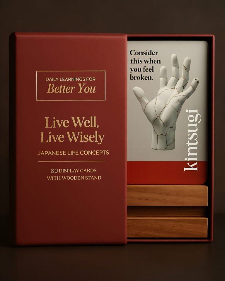 A set of wisdom affirmation cards