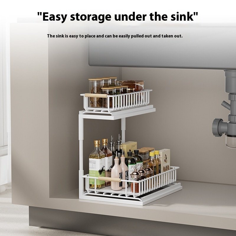 TransformU Kitchen Pull Out Seasoning Storage Rack - Image 4