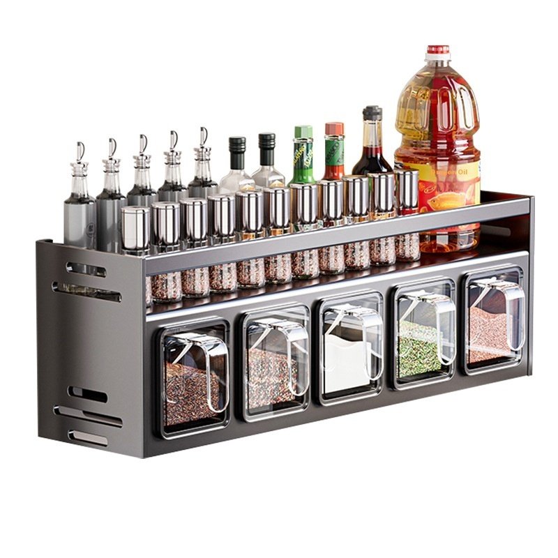 TransformU Punch Free Wall Mounted Kitchen Spice Rack - Image 10