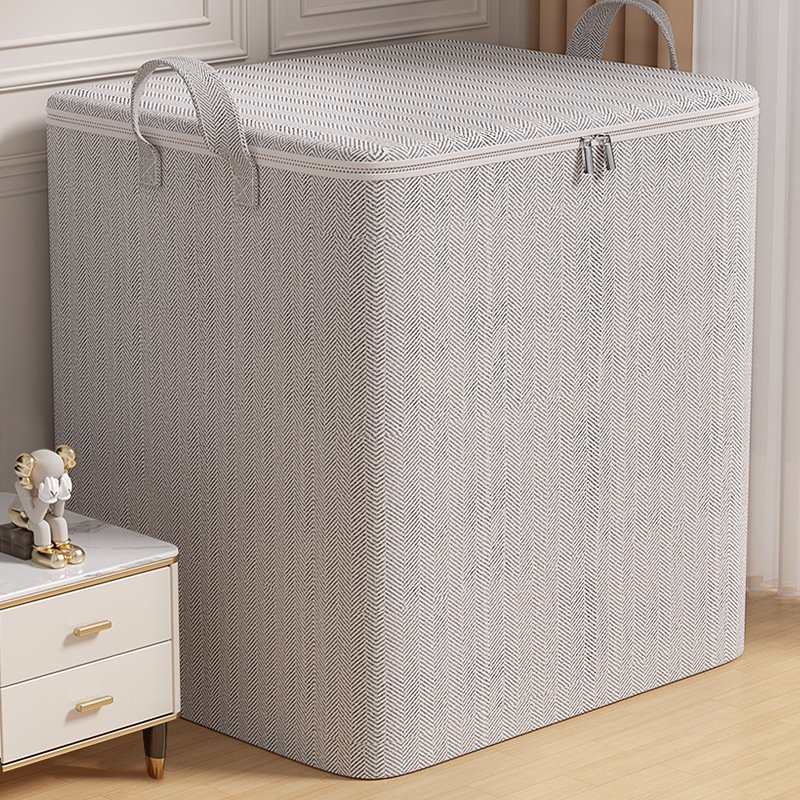 TransformU Large Capacity Fabric Storage Box for Clothes & Quilts