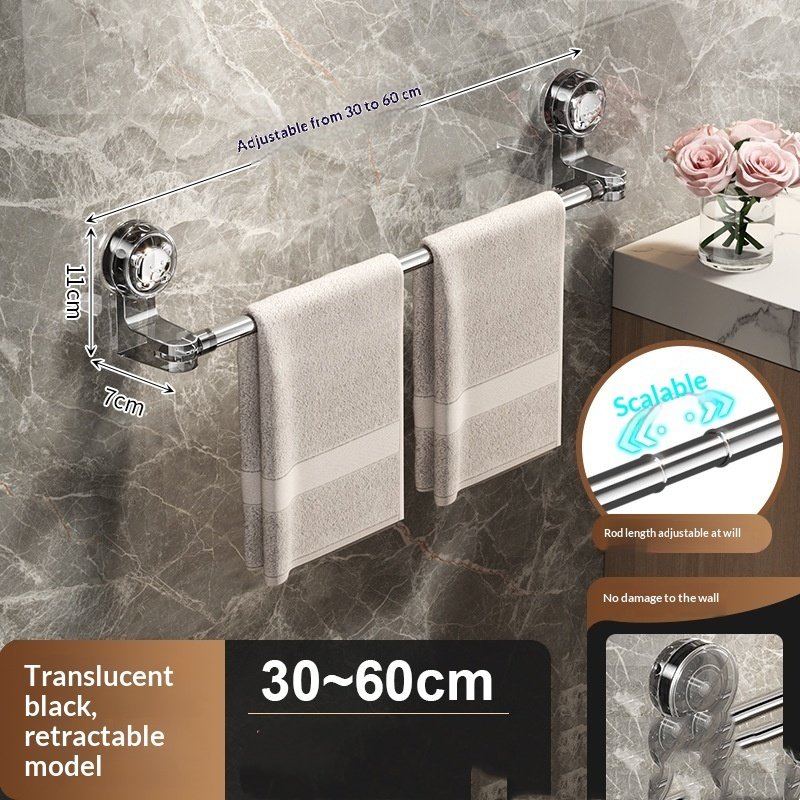 TransformU Wall-Mounted Bathroom Slipper Rack (No-Drill, Telescopic) - Image 5